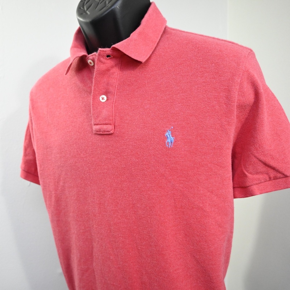 Polo Ralph Lauren Golf Polo Salmon Custom Slim Fit Short Sleeve Mens Size XL